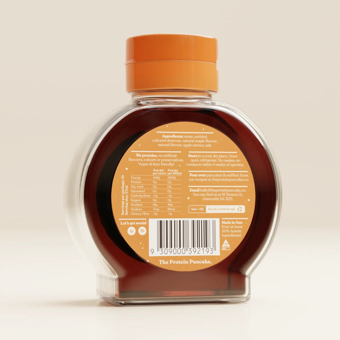 Sugar Free Maple Flavoured Syrup