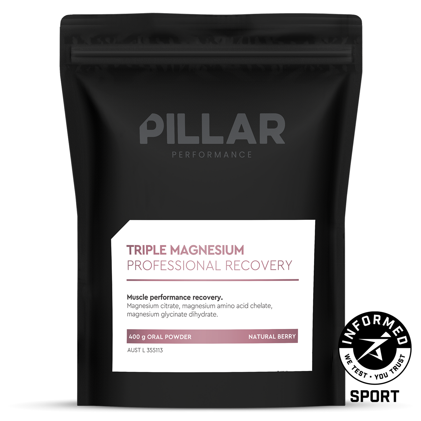 TRIPLE MAGNESIUM POWDER - Natural Berry