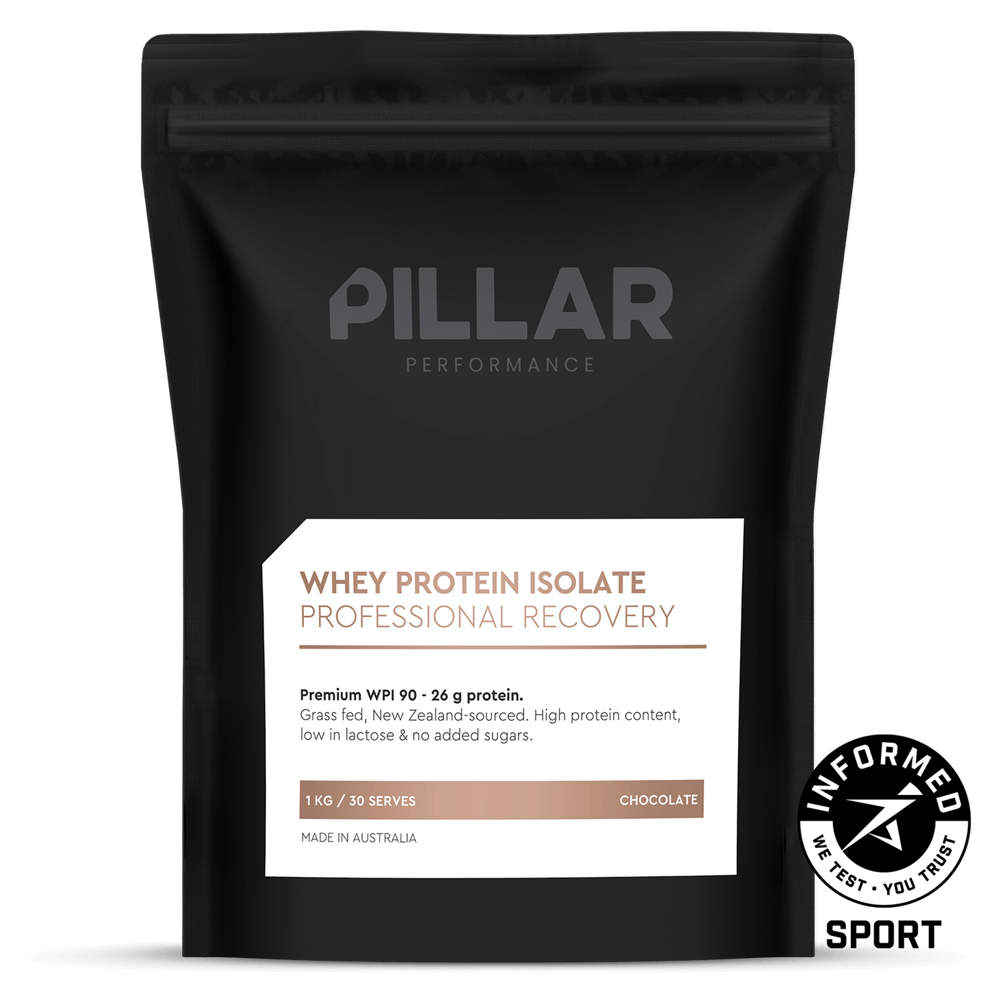WHEY PROTEIN ISOLATE - Grass-fed