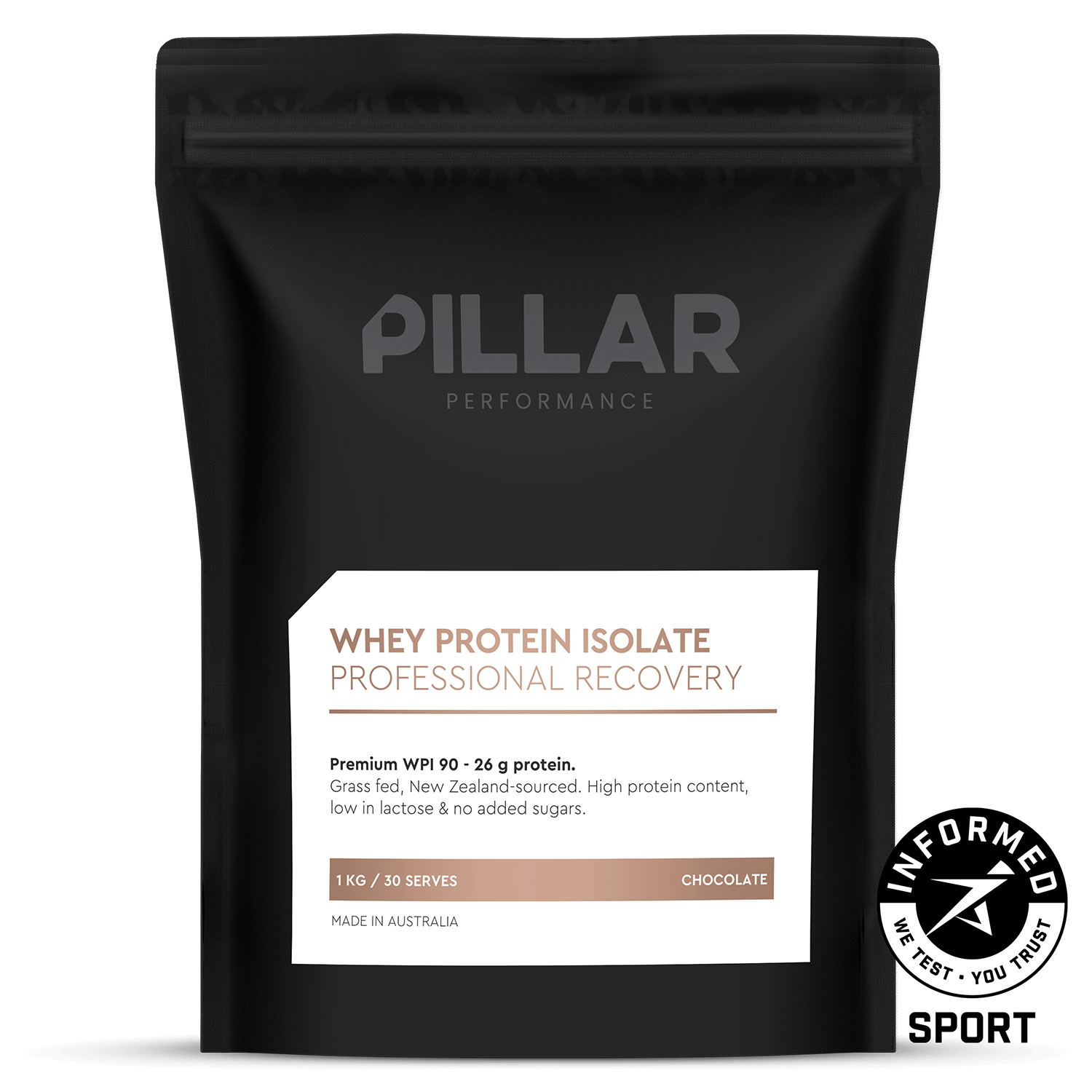 WHEY PROTEIN ISOLATE - Grass-fed
