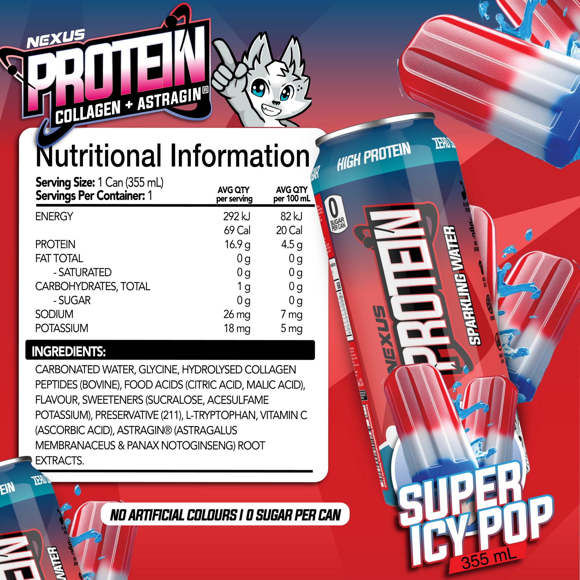 Sparkling Protein Water